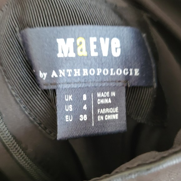 Anthropologie Black Mini Dress - Picture 4 of 9